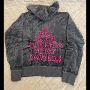 Juicy Couture size 34 grey Hoodie